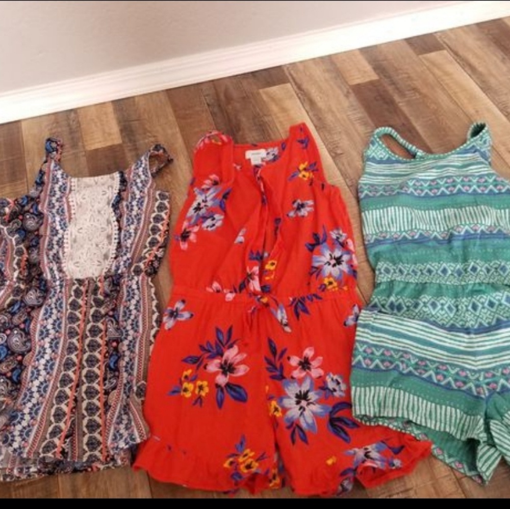 Girls romper bundle size 10/12